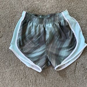 nike drifit shorts grey blue xs